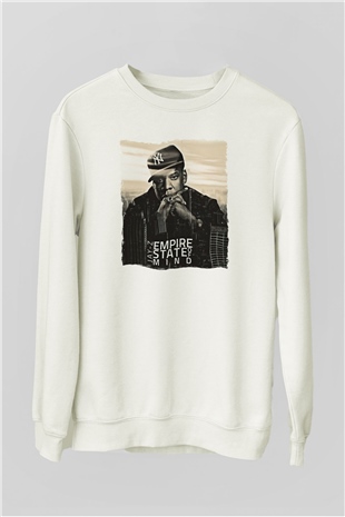 Jay-Z Beyaz Unisex Sweatshirt