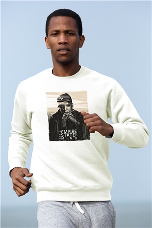 Jay-Z Beyaz Unisex Sweatshirt