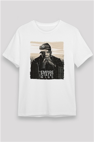 Jay-Z Beyaz Unisex Tişört T-Shirt - TişörtFabrikası