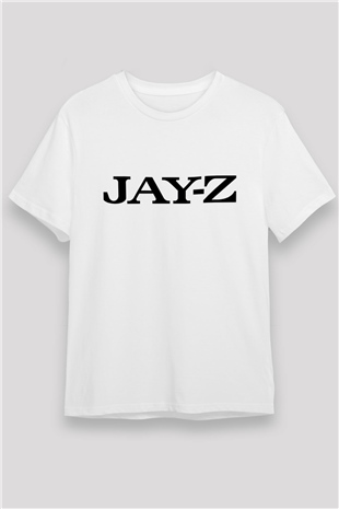 Jay-Z Beyaz Unisex Tişört T-Shirt - TişörtFabrikası