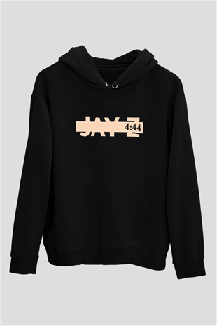 Jay-Z Siyah Unisex Kapüşonlu Sweatshirt