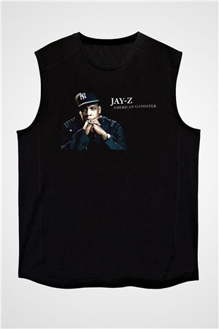 Jay-Z Siyah Unisex Kolsuz Tişört