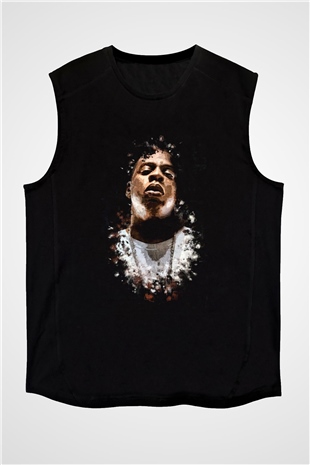 Jay-Z Siyah Unisex Kolsuz Tişört
