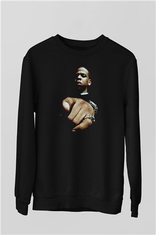 Jay-Z Siyah Unisex Sweatshirt