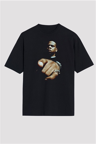 Jay-Z Siyah Oversize Tişört Oversize T-shirt - TişörtFabrikası