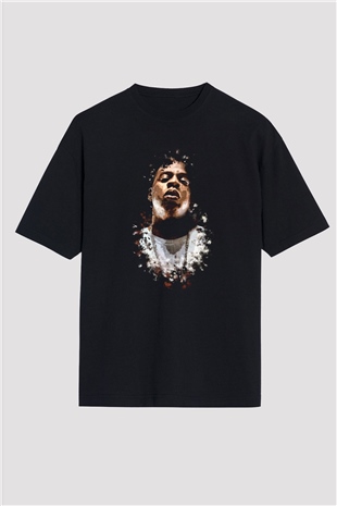Jay-Z Siyah Oversize Tişört Oversize T-shirt - TişörtFabrikası