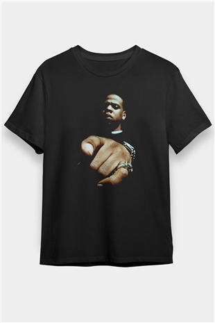 Jay-Z Siyah Unisex Tişört T-Shirt - TişörtFabrikası