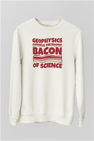 Jeofizik mühendisi Beyaz Unisex Sweatshirt