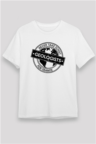 Jeofizik mühendisi Beyaz Unisex Tişört T-Shirt - TişörtFabrikası