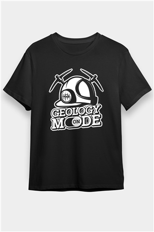 Jeofizik mühendisi Siyah Unisex Tişört T-Shirt - TişörtFabrikası