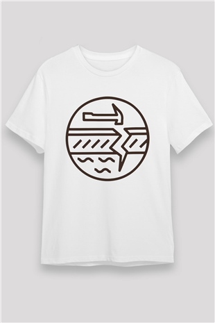 Jeolog Beyaz Unisex Tişört T-Shirt - TişörtFabrikası