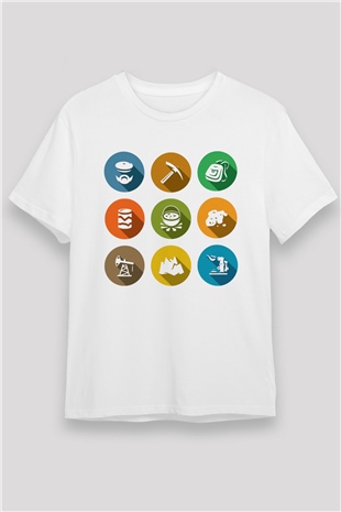 Jeolog Beyaz Unisex Tişört T-Shirt - TişörtFabrikası