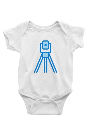 Jeoloji mühendisi Baskılı Beyaz Unisex Bebek Body - Zıbın