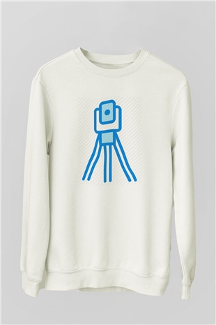 Jeoloji mühendisi Beyaz Unisex Sweatshirt