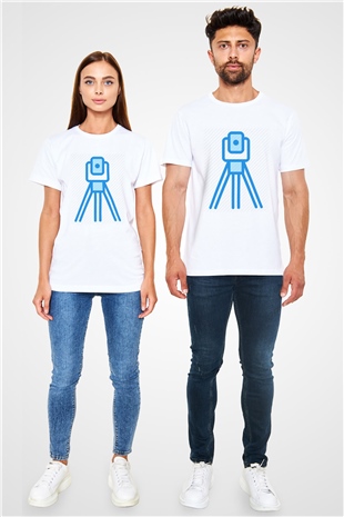Jeoloji mühendisi Beyaz Unisex Tişört T-Shirt - TişörtFabrikası