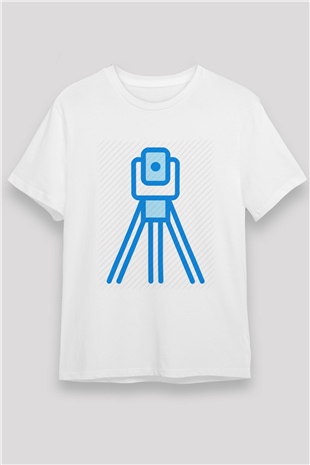 Jeoloji mühendisi Beyaz Unisex Tişört T-Shirt - TişörtFabrikası