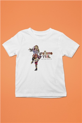 Jethro Tull Baskılı Beyaz Unisex Çocuk Tişört