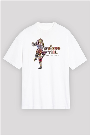 Jethro Tull Beyaz Unisex Oversize Tişört T-Shirt