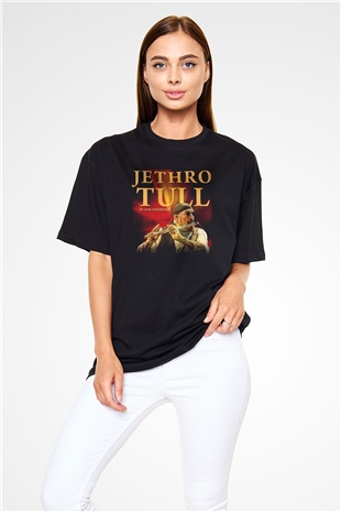 Jethro Tull Siyah Unisex Oversize Tişört T-Shirt