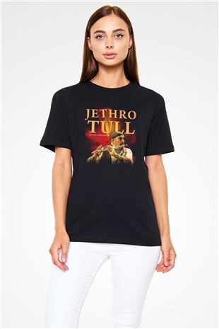 Jethro Tull Siyah Unisex Tişört T-Shirt - TişörtFabrikası