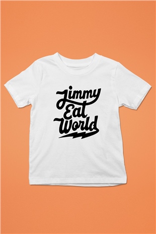 Jimmy Eat World Beyaz Unisex Çocuk Tişört