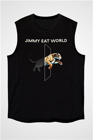 Jimmy Eat World Siyah Unisex Kolsuz Tişört