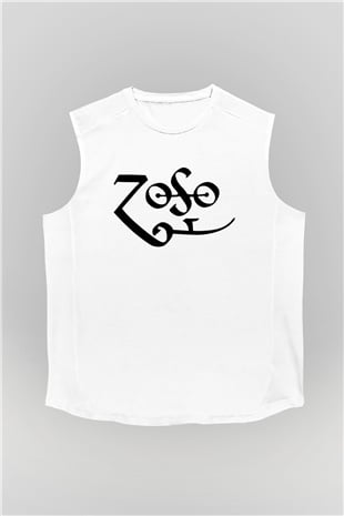 Jimmy Page Beyaz Unisex Kolsuz Tişört