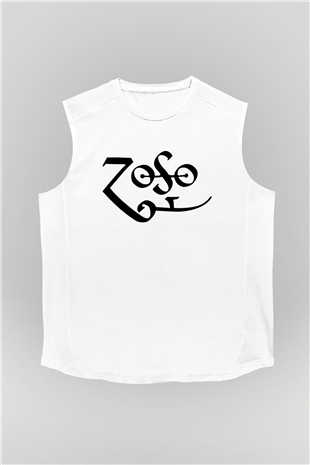 Jimmy Page Beyaz Unisex Kolsuz Tişört