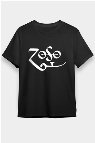 Jimmy Page Siyah Unisex Tişört T-Shirt - TişörtFabrikası