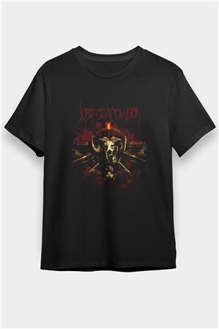 Job for a Cowboy Siyah Unisex Tişört T-Shirt - TişörtFabrikası
