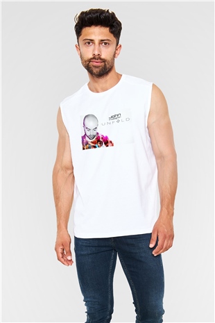 John Ocallaghan Beyaz Unisex Kolsuz Tişört