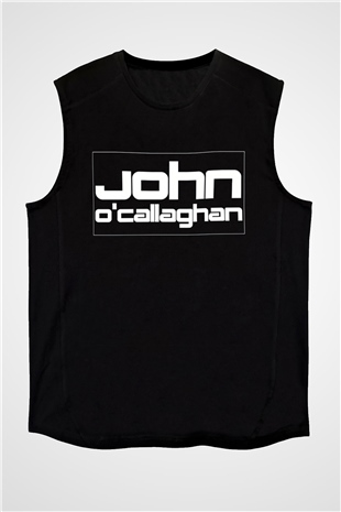 John Ocallaghan Siyah Unisex Kolsuz Tişört