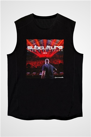 John Ocallaghan Siyah Unisex Kolsuz Tişört
