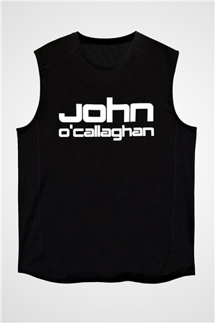 John Ocallaghan Siyah Unisex Kolsuz Tişört