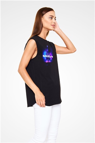 John Ocallaghan Siyah Unisex Kolsuz Tişört