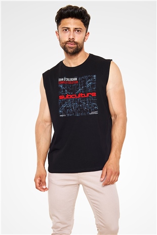 John Ocallaghan Siyah Unisex Kolsuz Tişört