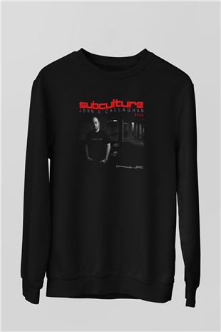 John Ocallaghan Siyah Unisex Sweatshirt