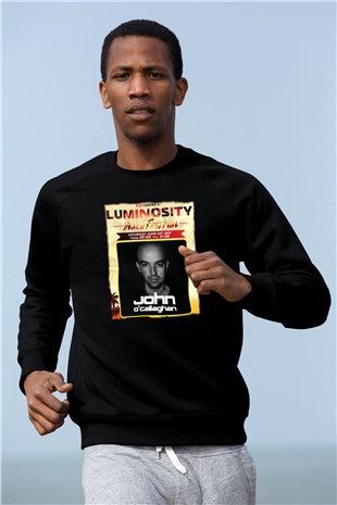 John Ocallaghan Siyah Unisex Sweatshirt
