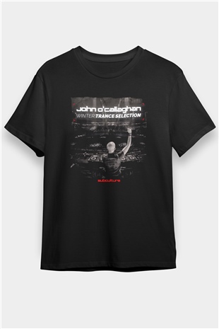 John Ocallaghan Siyah Unisex Tişört T-Shirt - TişörtFabrikası