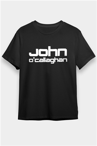 John Ocallaghan Siyah Unisex Tişört T-Shirt - TişörtFabrikası