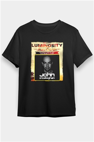 John Ocallaghan Siyah Unisex Tişört T-Shirt - TişörtFabrikası