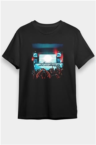 John Ocallaghan Siyah Unisex Tişört T-Shirt - TişörtFabrikası