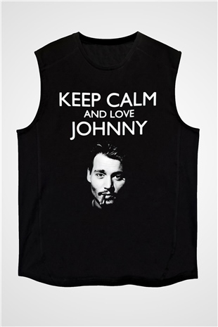 Johnny Depp Siyah Unisex Kolsuz Tişört