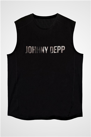 Johnny Depp Siyah Unisex Kolsuz Tişört