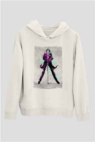 JokerBeyaz  Unisex Hoodie