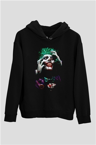 JokerSiyah  Unisex Hoodie