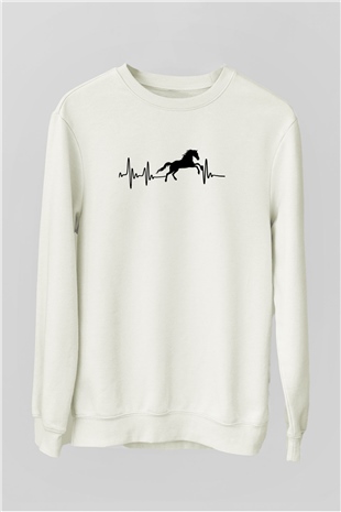 Jokey Beyaz Unisex Sweatshirt