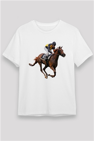 Jokey Beyaz Unisex Tişört T-Shirt - TişörtFabrikası