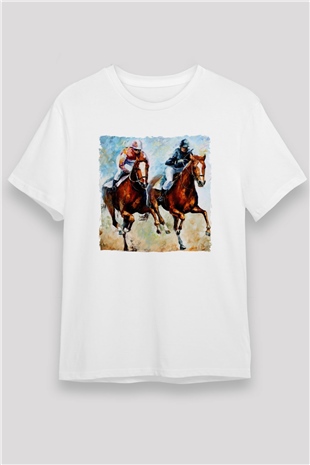 Jokey Beyaz Unisex Tişört T-Shirt - TişörtFabrikası