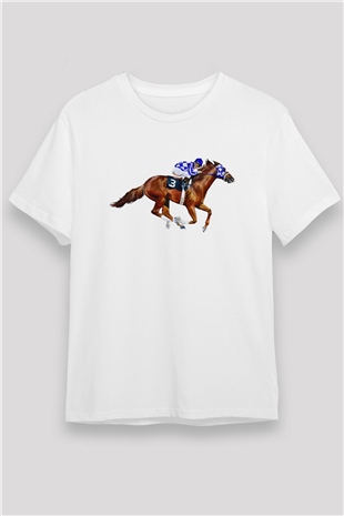 Jokey Beyaz Unisex Tişört T-Shirt - TişörtFabrikası
